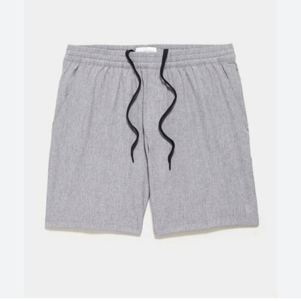 NEW Flint Park Advantage Tennis Shorts Mens MED 7" Inseam Lined Heather Gray